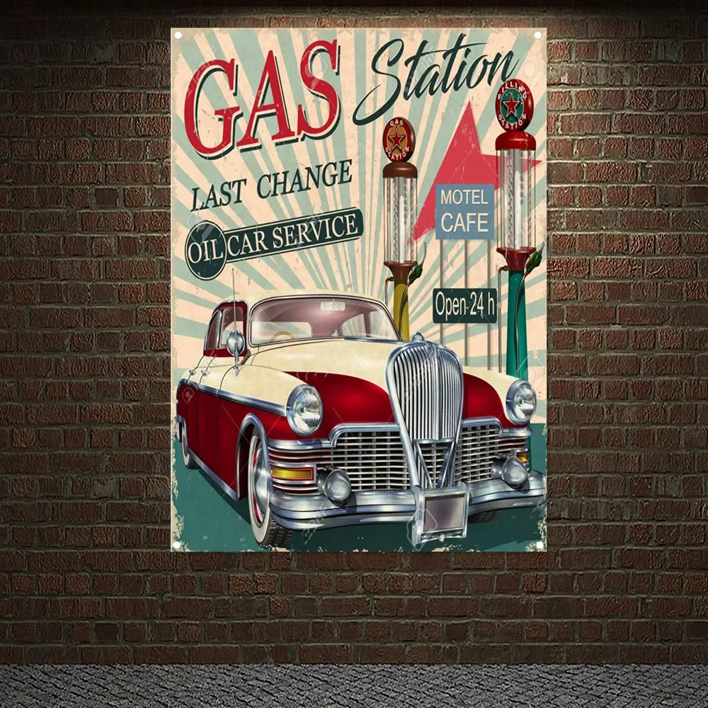 Auto Repair Shop Open - Estación de GAS abierta 24 h,