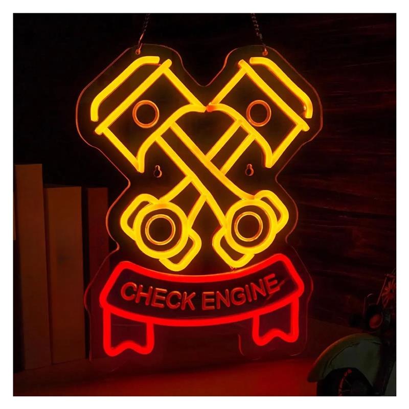 Auto Repair Shop Signs - Letrero de neón con diseño de